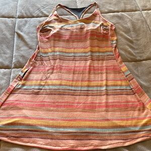 Prana Multicolor Striped Dress